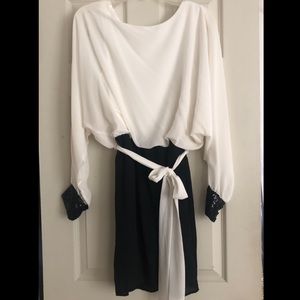 Black & White Dinner Dress